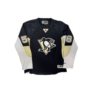 Pittsburgh Penguins Hockey Jersey Kris Letang #58 Reebok Womens M